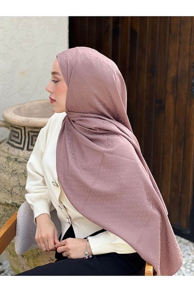 Modakaşmir Silky Jacquard Series Knitted Pattern Shawl