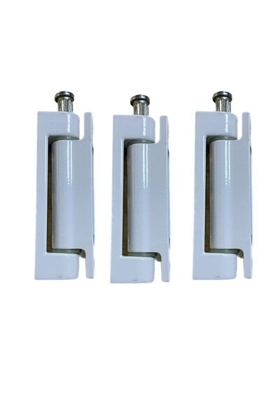 Pvc Pimapen Pencere Menteşesi 75 Mm Beyaz Menteşe METAL (3 ADET)