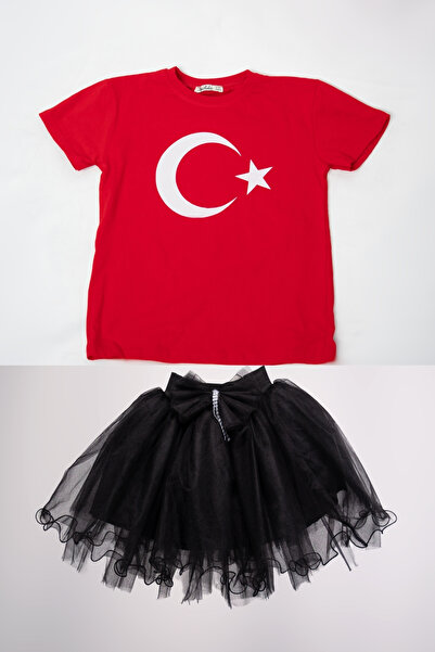 Parti Kırtasiye KOPIRANJE - Set majice i tutu suknje Red Crescent Star Štampano