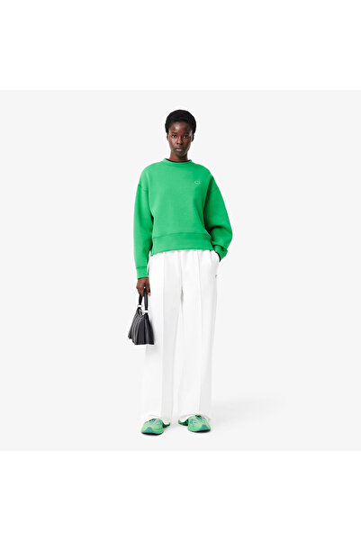 Lacoste Flare Fit Kadın Beyaz Eşofman Altı