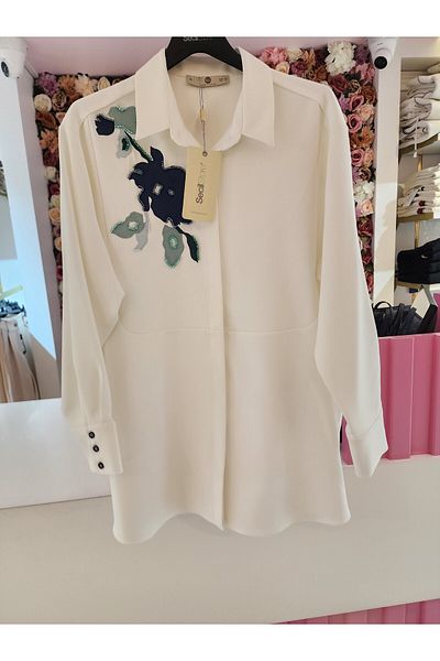SEÇİL Seçil Women's White Daily Shirt