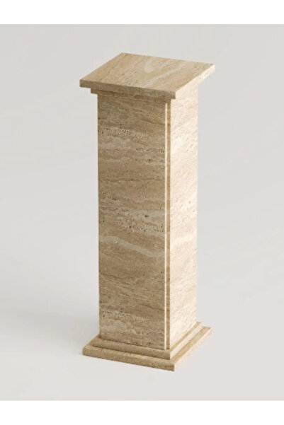 MIARIK DESIGN Violet-Mermer I Model Camlı Yan Sehpa