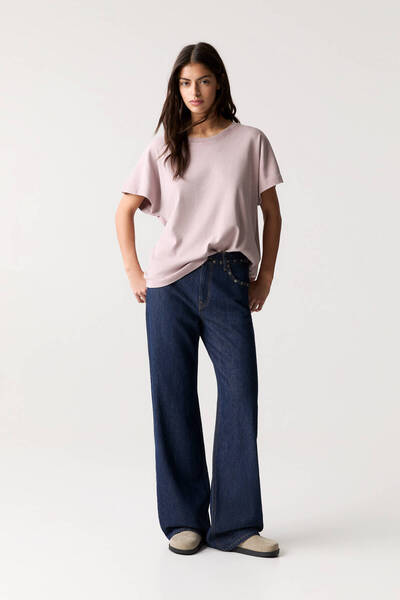 Pull & Bear Oversize full sleeve T-shirt