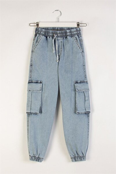 Dmb Blue Girl's Cargo Pants