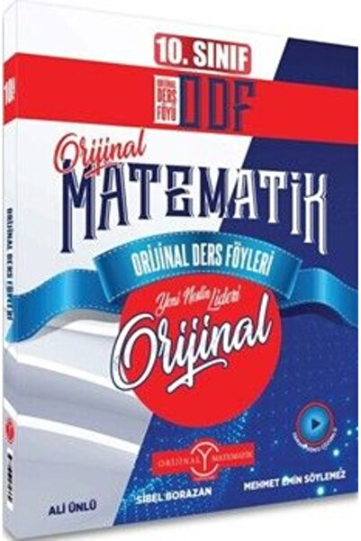 Orijinal Yayınları Orijinal Yayınları 10. Sınıf Matematik ODF Orijinal Ders F...