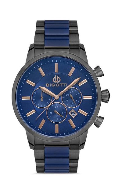Bigotti Bg.1.10403.5 Functions Active Smoked Men's Wristwatch