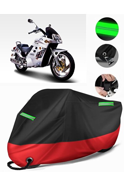 MotoEN غطاء دراجة نارية ممتاز متوافق مع Dorado Corvus (متوافق مع القفل) أسود-...