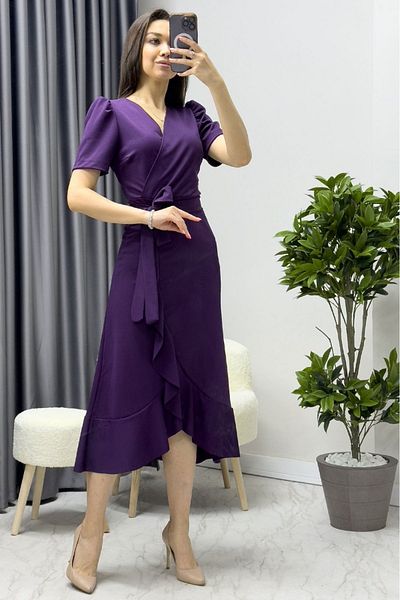 JANES Rochie cu curea de lungime midi de sezon nou