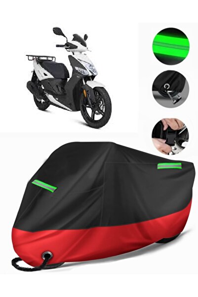 MotoEN Kymco Agility 125 Compatible Premium Motorcycle Tarpaulin (Lock Compat...