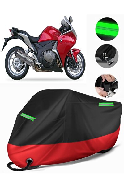 MotoEN Honda Vfr 1200 F Compatible Motorcycle Tarpaulin Premium (Lock Compati...