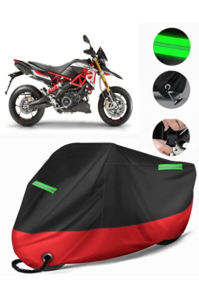 MotoEN Aprilia Dorsoduro Compatible Premium Motorcycle Tarpaulin (Lock Compat...