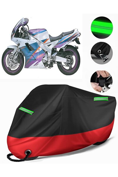 MotoEN غطاء دراجة نارية ممتاز متوافق مع Yamaha FZR 1000 (متوافق مع القفل) أسو...