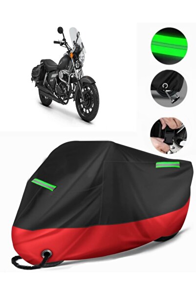 MotoEN Kuba Superlight 200 Compatible Premium Motorcycle Tarpaulin (Lock Comp...