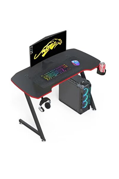 MAAS مكتب كمبيوتر  بشكل حرف Z مكتب للدراسة  بنمط عصري طاولة قابلة للانعكاس بمقاس 120X60X75 سم