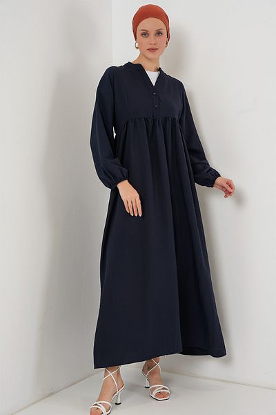 Bigdart Γυναικείο Μακρύ Μουσουλμανικό Φόρεμα 2525 - Navy Blue