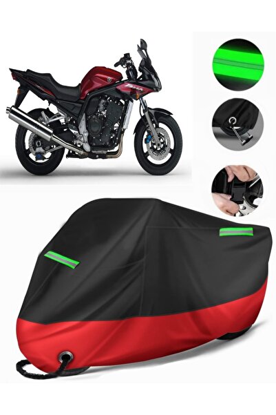 MotoEN غطاء دراجة نارية ممتاز متوافق مع Yamaha FZS1000 (متوافق مع القفل) أسود...