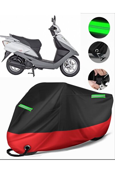 MotoEN غطاء دراجة نارية مونديال 100 NT باللون الفيروزي متوافق مع القماش المشم...