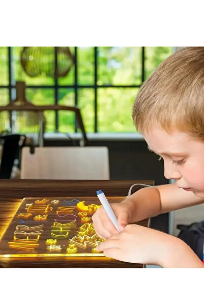 TECHNOMEN Gece Lambası Akrilik Mesaj Not Panosu Lamba Braketi Ile Silinebilir...