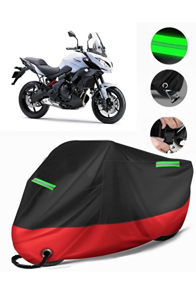 MotoEN غطاء دراجة نارية ممتاز متوافق مع Kawasaki KLE 650 Versys (متوافق مع ال...