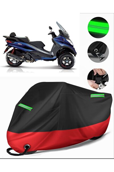 MotoEN Piaggio Mp3 500 Compatible Premium Motorcycle Tarpaulin (Lock Compatib...