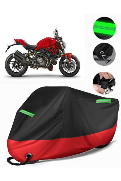 MotoEN Ducati Monster 1200 R Compatible Premium Motorcycle Tarpaulin (Lock Co...