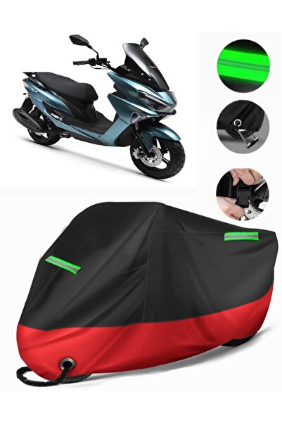 MotoEN Rks Newlight 125 Pro Compatible Premium Motorcycle Tarpaulin (Lock Com...