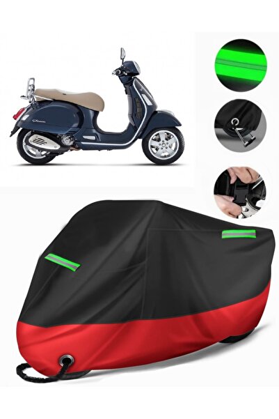 MotoEN غطاء فيسبا GT 250 متوافق مع القماش المشمع للدراجات النارية (متوافق مع ...