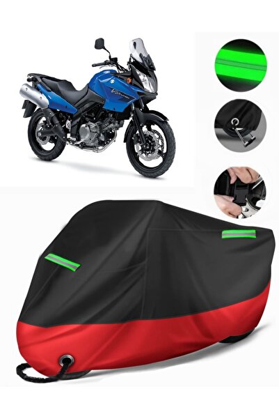 MotoEN Suzuki V-Strom Dl650 Compatible Premium Motorcycle Tarpaulin (Lock Com...