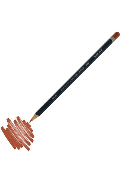 Derwent Watercolour Watercolour Pencil - 12 Scarlet Lacquer