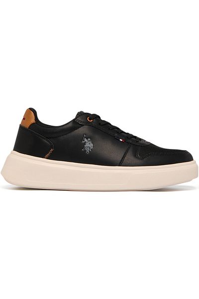 U.S. Polo Assn. Men's Black Low-Top Sneakers - Stylish, Durable & Perfect for Any Occasion