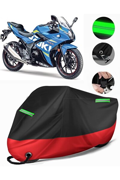 MotoEN سوزوكي GSX-R 250 متوافق مع القماش المشمع للدراجات النارية (متوافق مع ا...