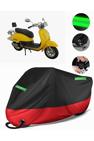 MotoEN غطاء دراجة نارية ممتاز متوافق مع ASIA AS 125 T-2G (متوافق مع القفل) أس...