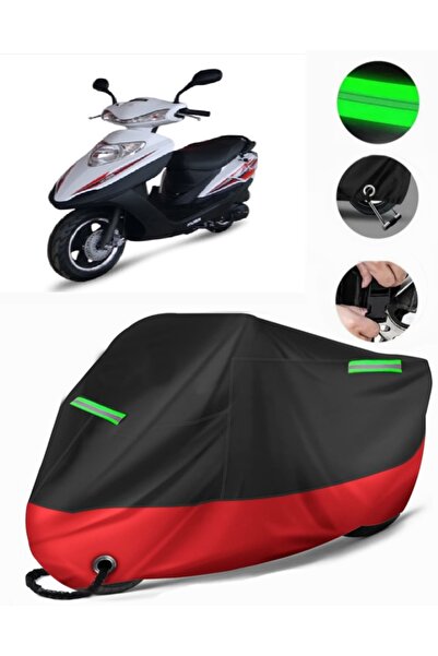 MotoEN Kuba Hasat 100 Compatible Premium Motorcycle Tarpaulin (Lock Compatibl...