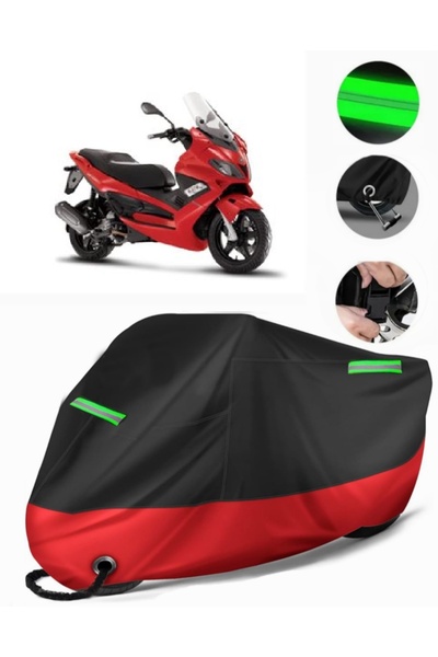 MotoEN Gilera Nexus 500 Compatible Premium Motorcycle Tarpaulin (Lock Compati...