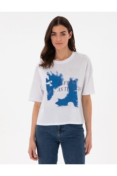 Pierre Cardin White Comfort Fit T-Shirt 50301483 -Vr013