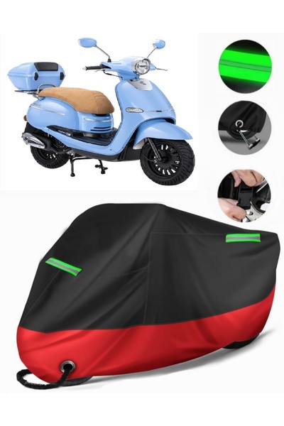 MotoEN Kanuni Visal 125 متوافق مع القماش المشمع للدراجات النارية (متوافق مع ا...