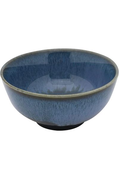 Trust Pro Porcelain Round Deep Soup/Salad/Cereal Bowl Trending Blue/Black Colour 6 Inch / 15.24 cm (