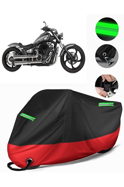 MotoEN Yamaha XVS 1300 A متوافق مع القماش المشمع للدراجات النارية (متوافق مع ...