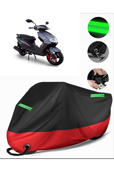MotoEN Motolux Nirvana 50 Compatible Premium Motorcycle Tarpaulin (Lock Compa...