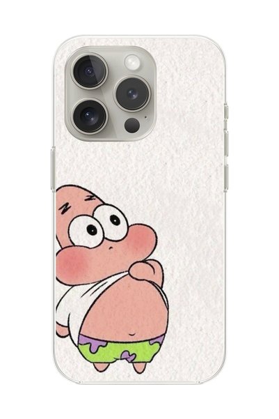 Dali Design حافظة شفافة متوافقة مع هاتف iPhone 15 Pro بتصميم باتريك ميني