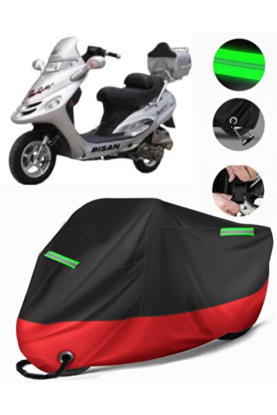 MotoEN Bisan Pacific 150 Compatible Premium Motorcycle Tarpaulin (Lock Compat...