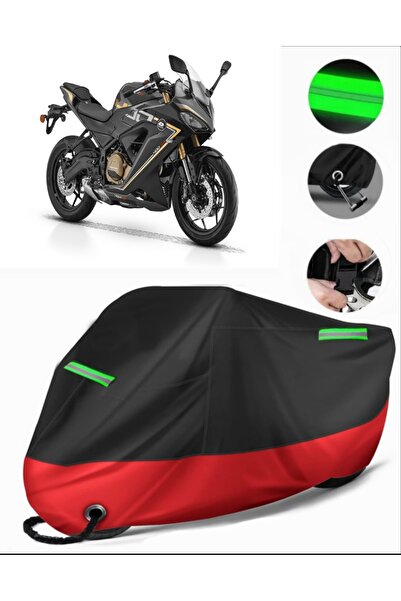 MotoEN Qj Srk400 Rr Compatible Premium Motorcycle Tarpaulin (Lock Compatible)...