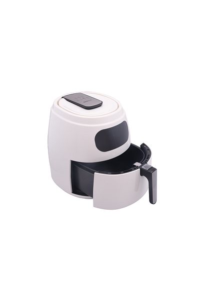 ALSAIF Electric Air Healthy Fryer With Digital To Fry, Bake, Grill, Roast Or Reheat, 1800w, White