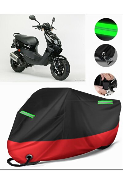 MotoEN Peugeot Trekker 100 Compatible Premium Motorcycle Tarpaulin (Lock Comp...