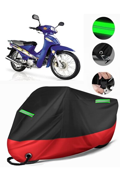 MotoEN Kanuni Tigrina 50 Compatible Premium Motorcycle Tarpaulin (Lock Compat...