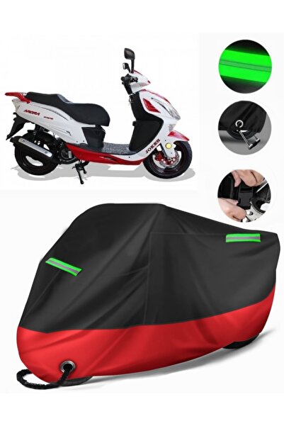 MotoEN Arora Ar 150-t Compatible Premium Motorcycle Tarpaulin (Lock Compatibl...