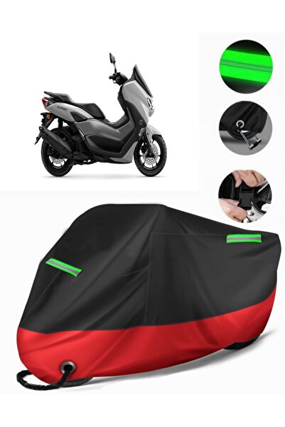 MotoEN غطاء دراجة نارية ممتاز متوافق مع Yamaha NMax 155 (متوافق مع القفل) أسو...