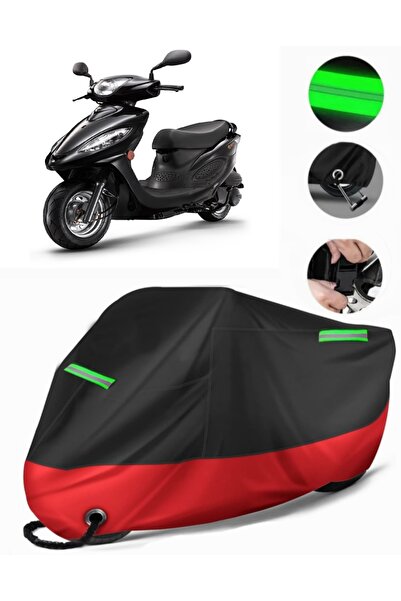 MotoEN Kymco Jockey 125 Compatible Premium Motorcycle Tarpaulin (Lock Compati...