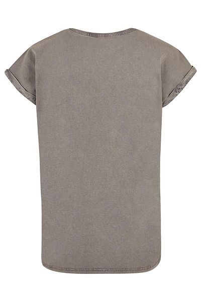 Merchcode Ladies Brandalised - Boy With Teddy Acid Washed T-shirt