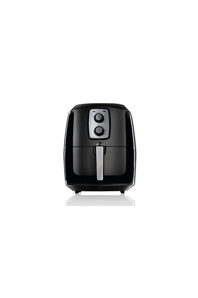 ALSAIF Electric Air Healthy Fryer With Timer To Fry, Bake, Grill, Roast Or Reheat, 1800w, Black